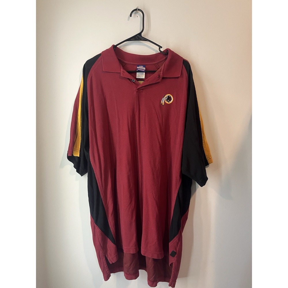 Men's M Washington‎ Redskins Short Sleeve Polo Golf Shirt - NFL Team Apparel